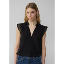 s.Oliver 2162739.9999.32 camicia e top Camicetta Senza maniche Viscosa