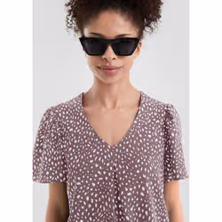 s.Oliver 2169377.44A0.38 camicia e top Camicetta Manica corta Viscosa - Vista aggiuntiva 4