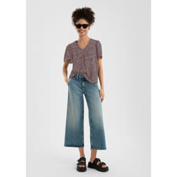 s.Oliver 2169377.44A0.40 camicia e top Camicetta Manica corta Viscosa