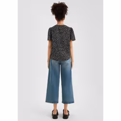 s.Oliver 2169377.99A0.36 camicia e top Camicetta Manica corta Viscosa - Vista aggiuntiva 3