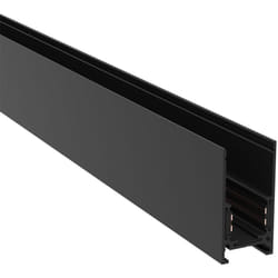 Binario Moderno Busbar Trunkings Exility Alluminio Nero 1M