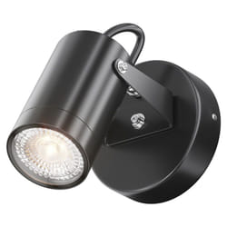 Lampada Da Parete Moderna Da Esterno Alluminio Nero 1 Luce Gu10 50W Ip65