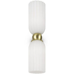 Maytoni - Applique Contemporanea Antic Metallo Oro 2 Luci Diffusore In Vetro