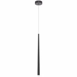 Collezione Cascade UNA CASCATA DI LUCE Lampadario a Sospensione Moderno Cascade 1 luce Led 6W armatura in Alluminio Nero 4000 ...