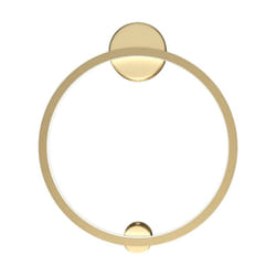 Maytoni - Applique Da Parete Moderno Halo Alluminio Ottone 1 Luce Led 24W