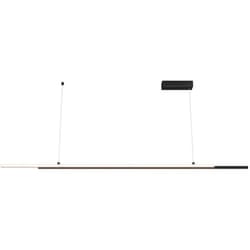Maytoni - Lampadario a Sospensione Moderno Halo Alluminio Nero 2 Luci Led 48W