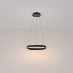Collezione Rim IL CERCHIO LUMINOSO CHE FLUTTUA IN CASA Lampadario a Sospensione Moderno Rim luce Led 25W armatura in Allumini ...