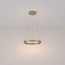 Collezione Rim IL CERCHIO LUMINOSO CHE FLUTTUA IN CASA Lampadario a Sospensione Moderno Rim 1 luce Led 25W armatura in Allumi ...