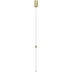 Lampadario A Sospensione Moderno Ray Alluminio Oro Luce Led Integrato 20W