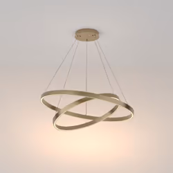 Collezione Rim IL CERCHIO LUMINOSO CHE FLUTTUA IN CASA Lampadario a Sospensione Moderno Rim 2 luci Led 88W armatura in Allumi ...