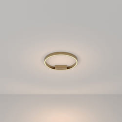 Maytoni - Lampadario a Sospensione Moderno Rim Alluminio Ottone 1 Luce Led 25W