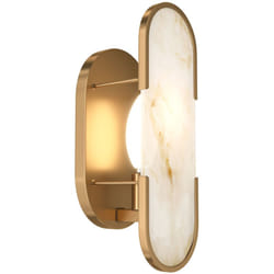 Maytoni - Applique Da Parete Moderno Marmo Metallo Oro Marmo 1 Luce E14 40W