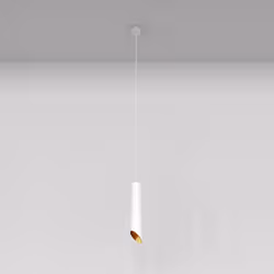 Collezione Lipari LA LUCE CHE SI REGOLA PER TE Lampadario a Sospensione Moderno Lipari corpo in Alluminio Bianco Oro1 luce GU ...