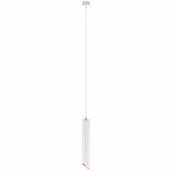 Collezione Lipari LA LUCE CHE SI REGOLA PER TE Lampadario a Sospensione Moderno Lipari corpo in Alluminio Bianco Oro1 luce GU ...