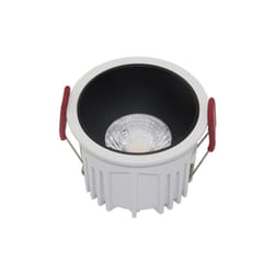 Maytoni - Faretto Da Incasso Moderno Alfa Led Alluminio Tondo Bianco Diffusore Nero 15W