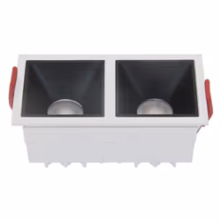 Collezione Alfa Led ELEVA L'ATMOSFERA CON LUCE SOFISTICATA DEL FARETTO DA INCASSO MODERNO Doppio faretto da incasso Moderno A ...