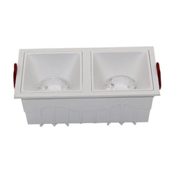 Maytoni - Doppio Faretto Da Incasso Moderno Alfa Led Alluminio Bianco 15W Luce Naturale
