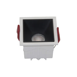 Maytoni - Faretto Da Incasso Moderno Alfa Alluminio Bianco Led 10W Diffusore Nero Dimm.