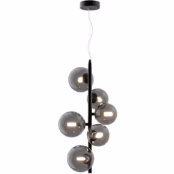 Collezione Dallas ILLUMINA IL PRESENTE CON IL DESIGN CONTEMPORANEO Lampadario contemporaneo Dallas con struttura in metallo n ...