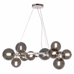 Collezione Dallas ILLUMINA IL PRESENTE CON IL DESIGN CONTEMPORANEO Lampadario contemporaneo Dallas con struttura in metallo c ...