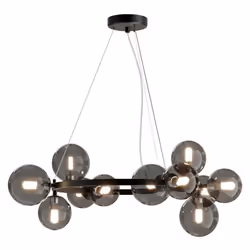 Collezione Dallas ILLUMINA IL PRESENTE CON IL DESIGN CONTEMPORANEO Lampadario contemporaneo Dallas con struttura in metallo n ...