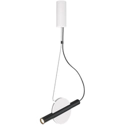 Maytoni - Sospensione Contemporanea Enigma Led Metallo Bianco Diffusore Bianco