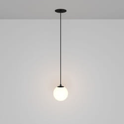 Maytoni - Lampadario a Sospensione Moderno Luna Alluminio Nero Luce Led Integrato 5W