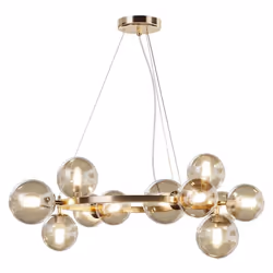 Collezione Dallas ILLUMINA IL PRESENTE CON IL DESIGN CONTEMPORANEO Lampadario contemporaneo Dallas con struttura in metallo o ...