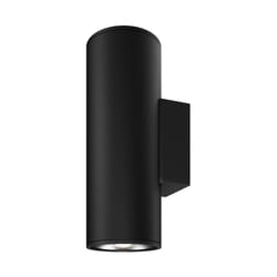 Lampada Da Parete Moderna Da Esterno Metallo Grafite Luce Led 24W Ip65