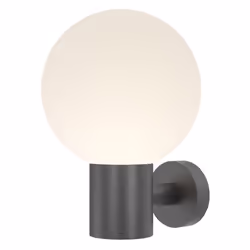 Collezione Outdoor LA LUCE CHE VA D'ACCORDO CON IL BUIO Lampada da parete per esterno Moderna Bold 1 luce E27 60W corpo in Al ...