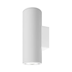 Lampada Da Parete Moderna Da Esterno Metallo Bianco Luce Led 24W Ip65