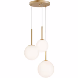 Collezione Basic Form IL SISTEMA CHE ILLUMINA Lampadario a Sospensione Moderno Basic form 3luci E14 (non incluse) max 40W con ...