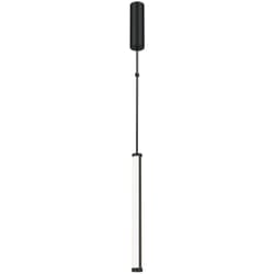 Lampadario a Sospensione Moderno Supersymmetry Alluminio Nero 1 Luce Led 18W