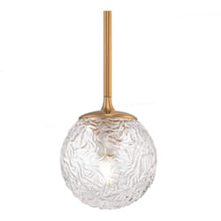 Maytoni - Sospensione Contemporanea Ligero Metallo Ottone 1 Luce Diffusore In Vetro Bianco