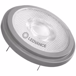Lampade con riflettore LED AR111 a bassa tensione con effetto GLOWdim. Caratteristiche del prodotto: Alternativa LED alle lam ...