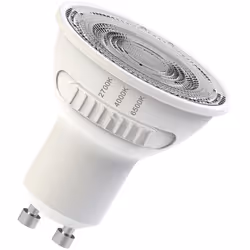 LED SPOT mit drei Lichtfarben in einer Lampe . Produkteigenschaften: Einfacher Farbtemperaturwechsel mit integriertem Schalte ...
