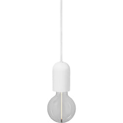 Ledvance - Lampada a sospensione Vintage 1906® round plaster E27, bianca