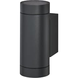 LEDVANCE ENDURA CLASSIC ITYS W Lampada da parete per esterni, GU10, grigio scuro, alluminio, installazione semplice, diffusore in vetro o PMMA, IP65,