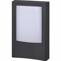 Lampade da parete grigio scuro per ingressi di casa con diffusore opaco e sensore opzionale. Caratteristiche del prodotto: Op ...