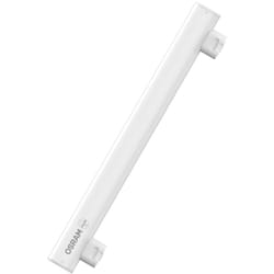 Osram - Lampada led LEDinestra a forma di asta in plastica satinata, attacco S14s, dimmerabile, luce bianca calda con 2700 k, lunghezza 30 cm, 3 w,