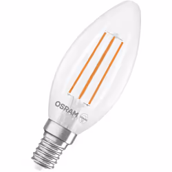 Lampade LED, forma classica a candela, CLASSE ENERGETICA A. Caratteristiche del prodotto: Lampade LED per tensione di rete. A ...