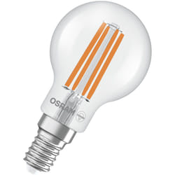 Energy Class nella classica forma mini sferica, 2,2 w / 470 lm, eek a, luce bianca calda (2700 k), cri 80, in vetro senza piombo di colore