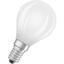 Energy Class nella classica forma mini sferica, 3,8 w / 806 lm, eek a, luce bianca calda (2700 k), cri 80, realizzata in vetro satinato senza piombo,