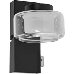 Ledvance - orbis Flame lampada da parete e soffitto con led, nero, 5,5W, 350lm, 3000/4000K,(bianco freddo/bianco caldo), protezione IP44 contro corpi