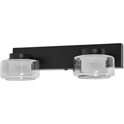 Ledvance - orbis Flame lampada da parete e soffitto con led, nero, 11W, 700lm, 3000/4000K,(bianco freddo/bianco caldo), protezione IP44 contro corpi