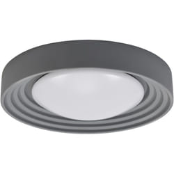 Ledvance - orbis Concrete, grey concrete ceiling light with led, 24.5 w, 1,800 lm, 3,000 k friendly warm white, dimmable in 3 steps by clicking, 500