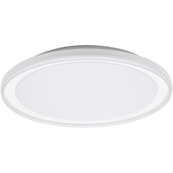 Ledvance - Plafoniera led orbis Pederson con anello in plastica, bianco, 24W, 1450lm, 3000K, 830 bianco caldo amichevole, diametro 450mm, protezione