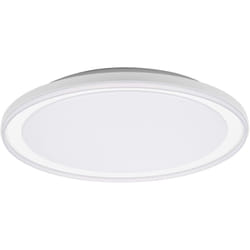 Ledvance - Plafoniera led orbis Pederson con anello in plastica, bianco, 36W, 2600lm, 3000K, 830 bianco caldo amichevole, diametro 550mm, protezione