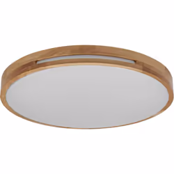 Apparecchio LED con anello in legno. Caratteristiche del prodotto: Grado di protezione: IP20. Durata: fino a 30.000 ore. Vers ...