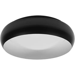 Ledvance - orbis Livia con anello in metallo, bianco e nero, 16W, 1000lm, 3000K, 300mm, 830 bianco caldo amichevole, dimmerabile in 3 livelli con un